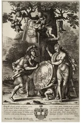 Venus trae a Eneas sus armas. Estado 2